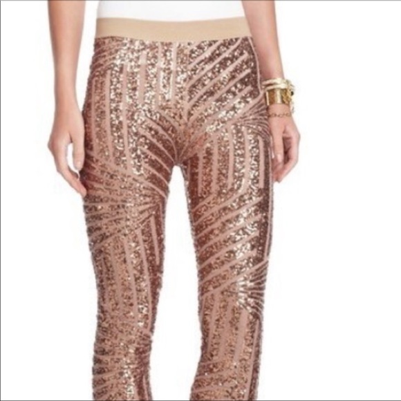 BCBG MAXAZRIA SEQUIN PANT/LEGGING - Medium - Picture 3 of 9